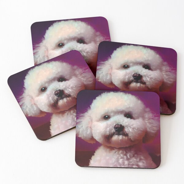 Item preview, Magenta Renaissance: The Playful Bichon Frise designed and sold by StyleSyndicatio.