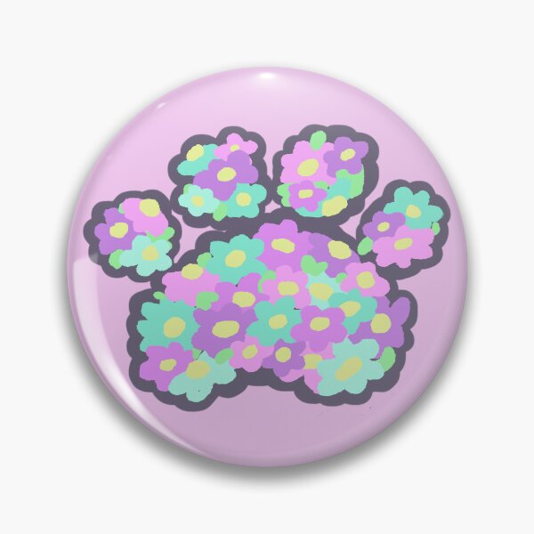 Item preview, Cute pastel flower paw designed and sold by Witchiebs.