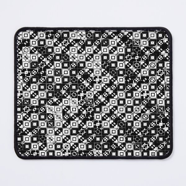 Item preview, Black and White Random Check Pattern designed and sold by Trevor Hirst.