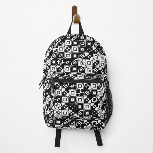 Item preview, Black and White Random Check Pattern designed and sold by Trevor Hirst.