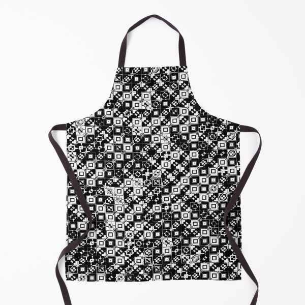 Item preview, Black and White Random Check Pattern designed and sold by Trevor Hirst.