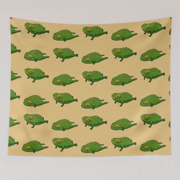 Item preview, Yoga Frog Chaturanga Plank designed and sold by DingHuArt.