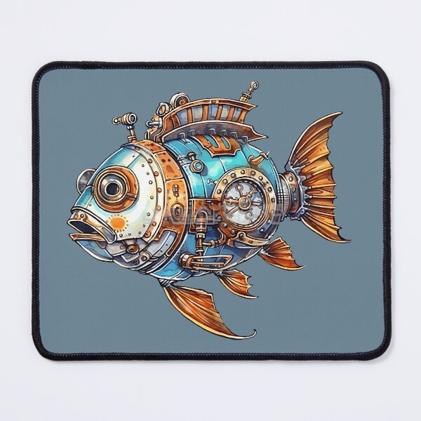 Item preview, Steampunk Fish designed and sold by Niftylife.
