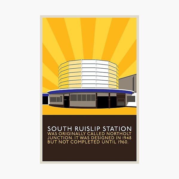 "South Ruislip Stories Station" Photographic Print for Sale by
