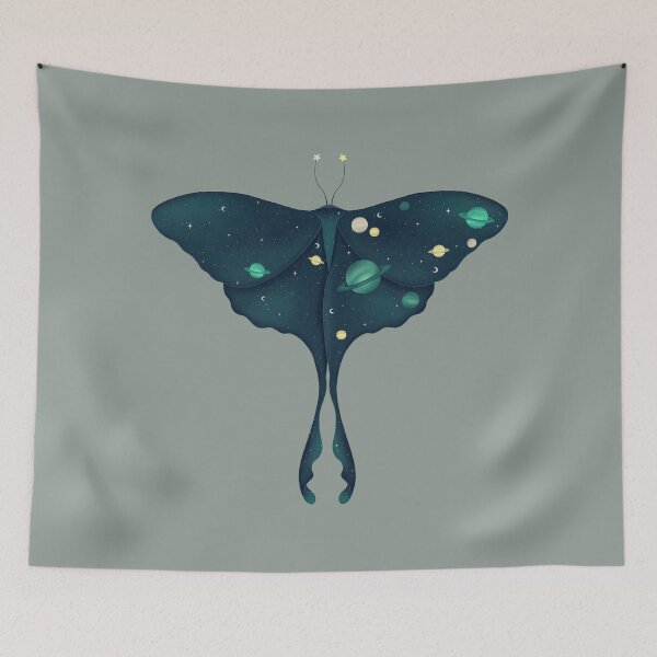 Item preview, Cosmic Moth designed and sold by Adadrawings.