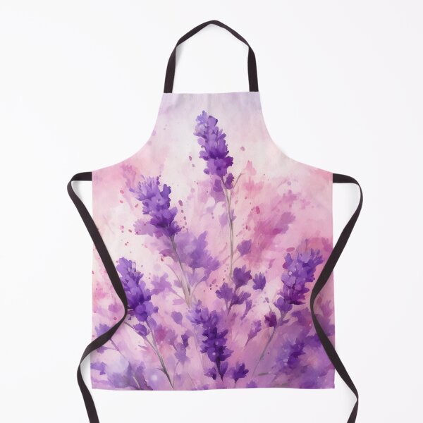 Item preview, LI Merx - Lavender Field / Watercolor designed and sold by Laticis Imagery.