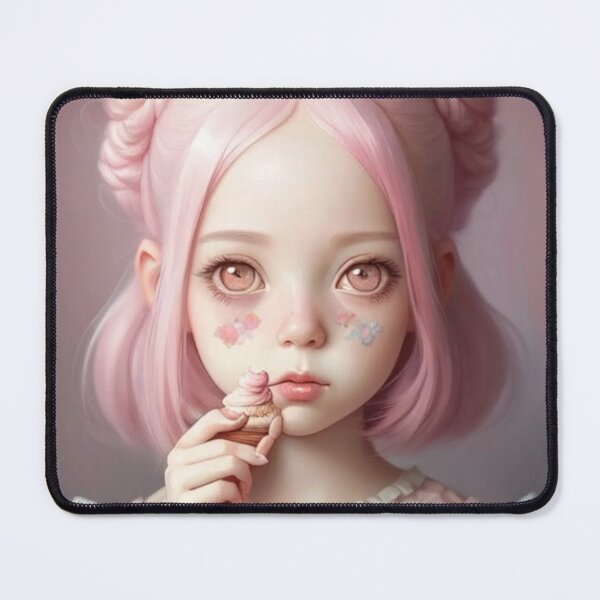 Item preview, Cute Cupcake Girl #3 designed and sold by Yarora.ai.