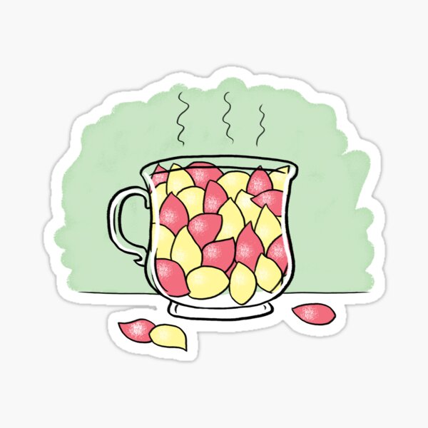 Pear Drop Tea Sticker