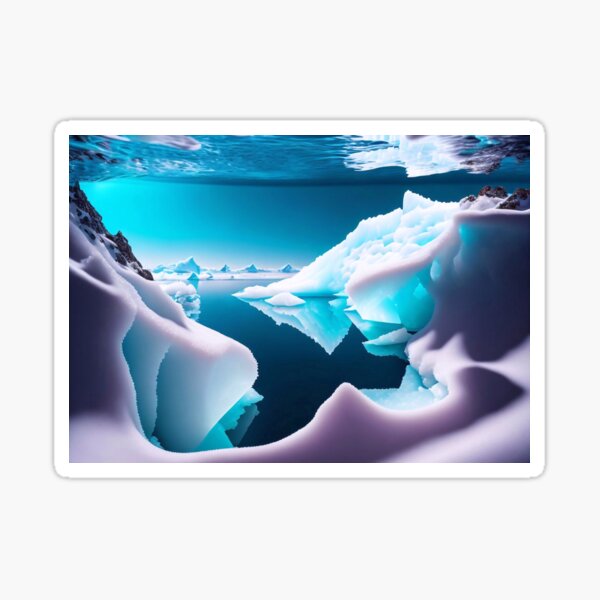 Item preview, Icebergs under water designed and sold by M-Y-A-R-T-.
