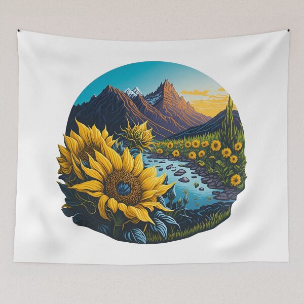 Item preview, Sunflower Meadows in the Land of Fairies designed and sold by Horacije.