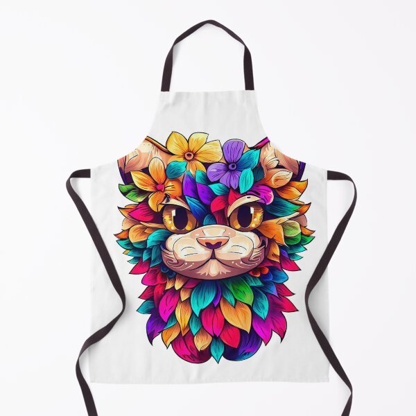 Item preview, kitten with flowers designed and sold by miguel-ozz.