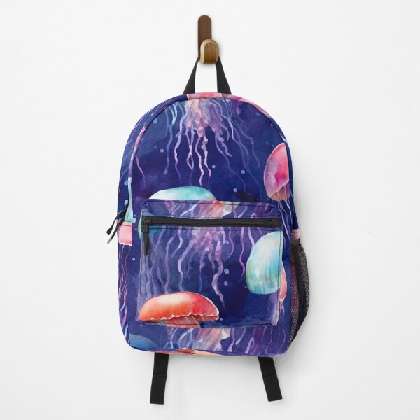 Item preview, Watercolour Jellyfish Seamless Pattern designed and sold by PatternStudios.