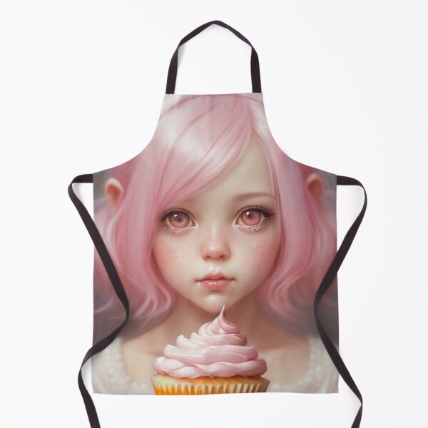 Item preview, Cute Cupcake Girl #4 designed and sold by Yarora.ai.