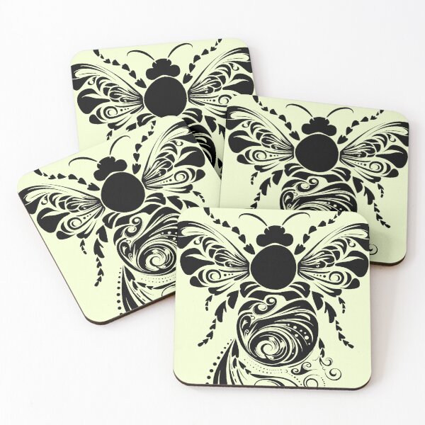 Item preview, Tribal Swirl Bee designed and sold by A-Artistries.