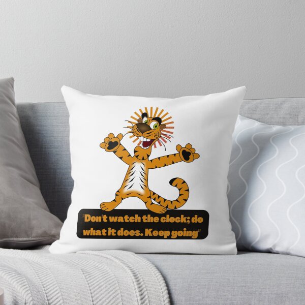 Item preview, "Don't watch the clock; do what it does. Keep going."  designed and sold by pedroserpa.
