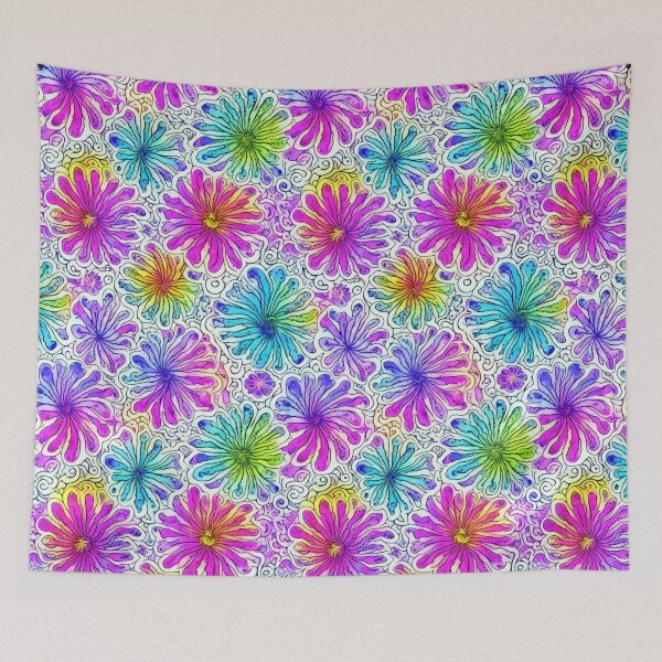 Item preview, Pattern Tie Dye Pink & Blue designed and sold by AOCollections.