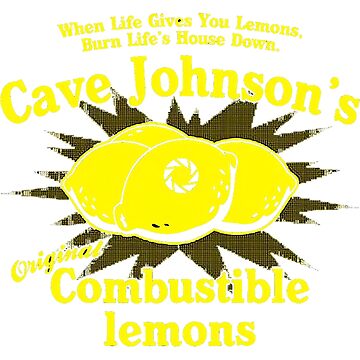 Aperçu de l'œuvre Citrons combustibles de Cave Johnson de Isabelmurray98