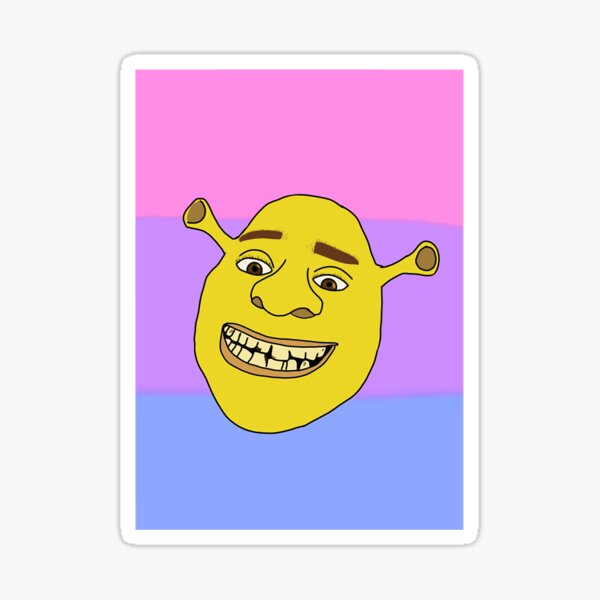  Shrek Yikes Face Sticker - Sticker Graphic - Auto