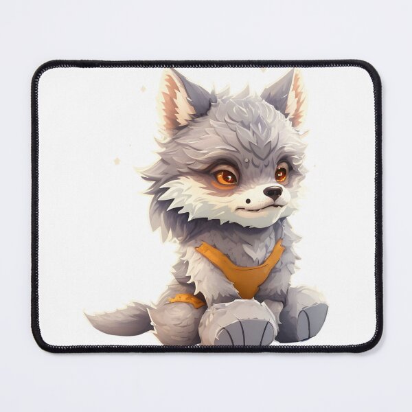 Item preview, Moonlight Whiskers: Isometric Cute Werewolf designed and sold by Ceemko's Vintage Corner.