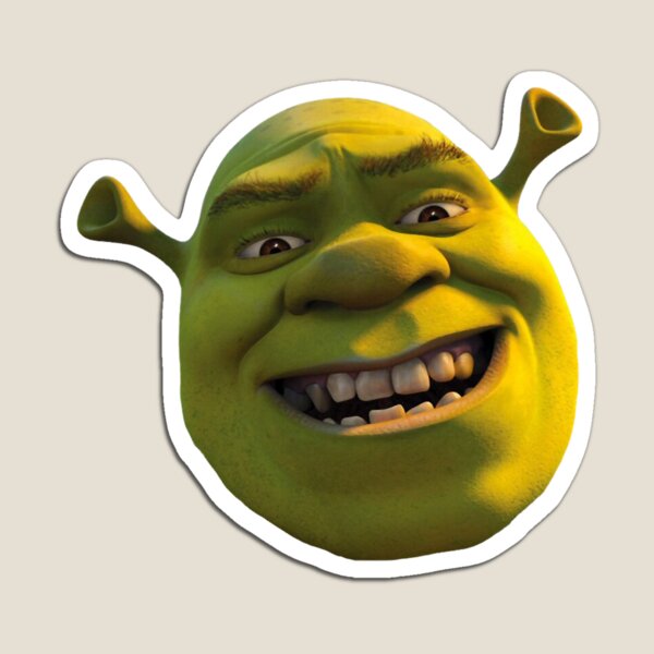 Shrek meme face - Shrek - Magnet