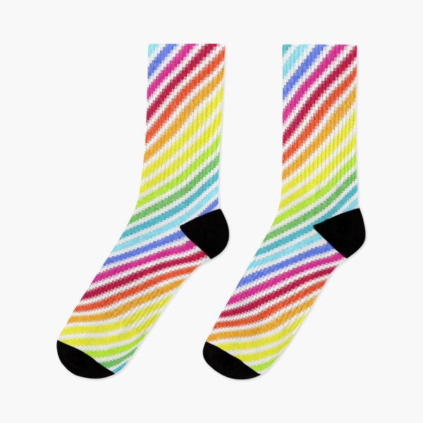 Item preview, Rainbow Pixel Stripes designed and sold by 2sweetsDesign.