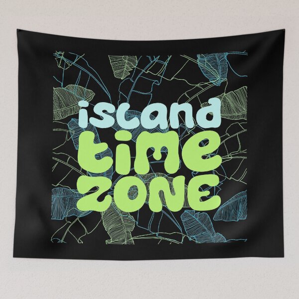 Item preview, Island Time Vintage Banana Leaf Pattern Beach Life designed and sold by Renata Illustrata.