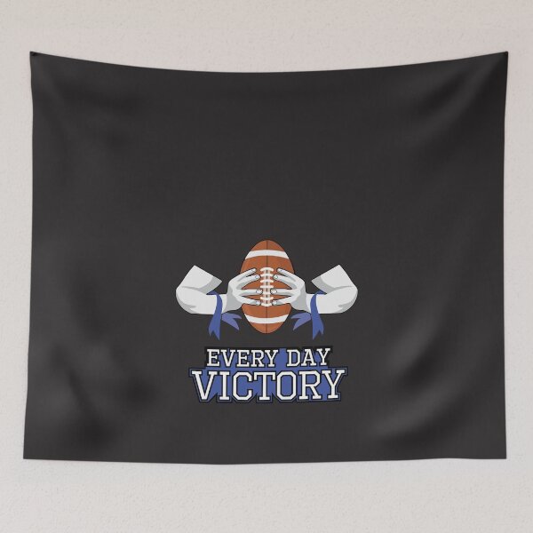 Item preview, colon cancer Awareness blue ribbon every day victory designed and sold by shaderepublic.