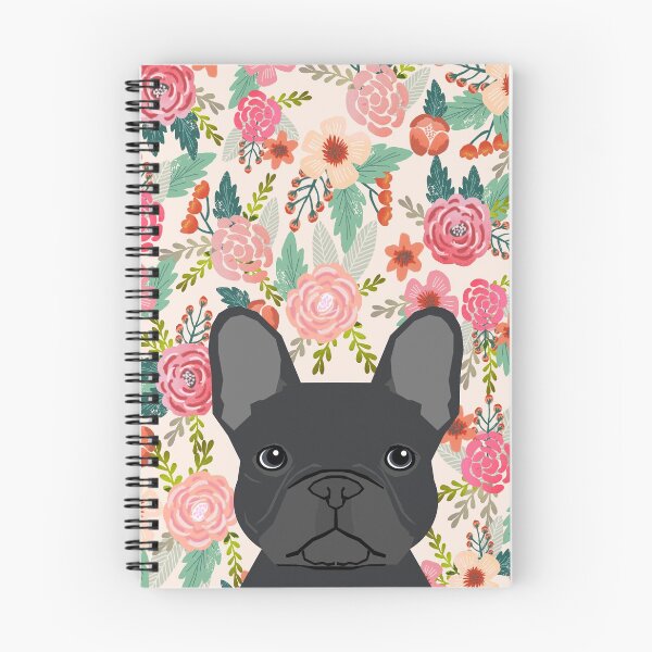 Item preview, French Bulldog floral dog head cute pet gifts dog breed frenchies designed and sold by PetFriendly.