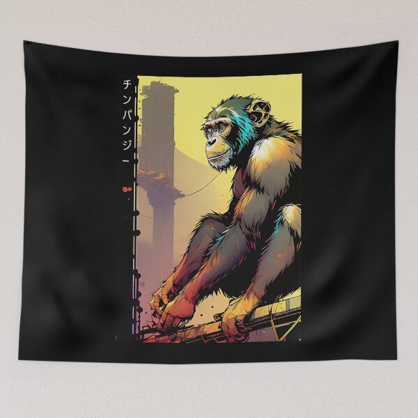 Item preview, Chimpanzee - Inkpunk designed and sold by CyberInc.
