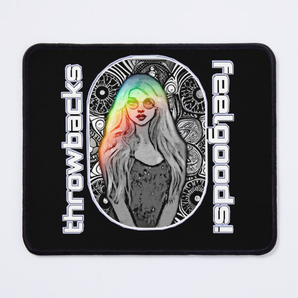 Item preview, Throwbacks Feelgoods - good memories - black and white photo collage with rainbow designed and sold by kikidu21.
