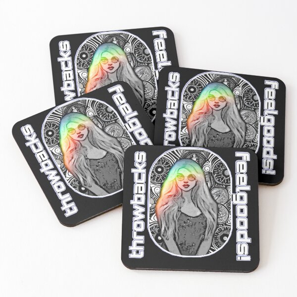 Item preview, Throwbacks Feelgoods - good memories - black and white photo collage with rainbow designed and sold by kikidu21.