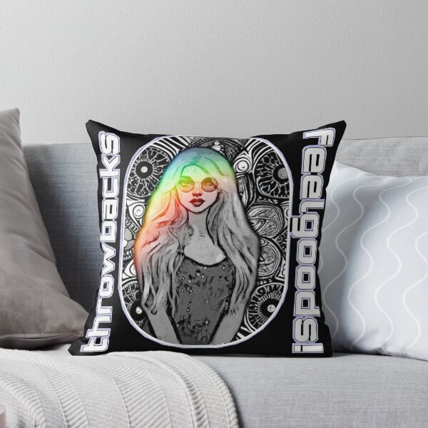 Item preview, Throwbacks Feelgoods - good memories - black and white photo collage with rainbow designed and sold by kikidu21.