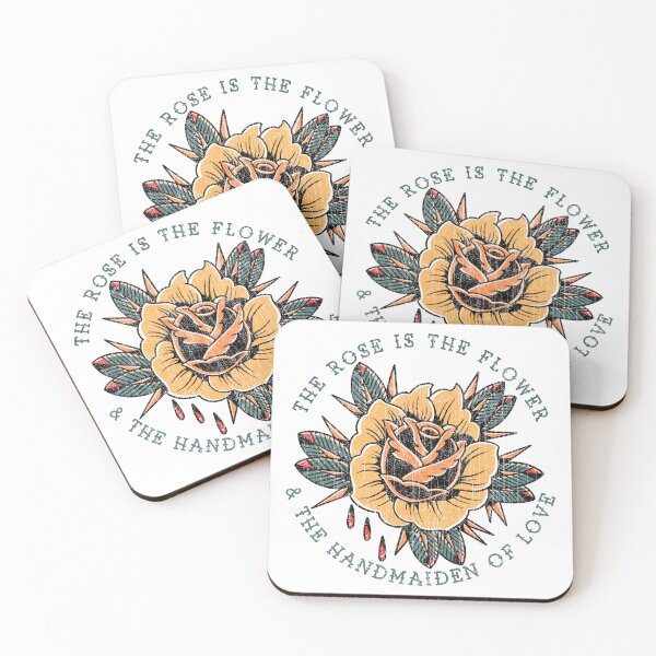 Item preview, The Handmaiden of Love, Yellow Rose, Old School, Neo Traditional Style Tattoo designed and sold by Proverbial Wisdom Design.
