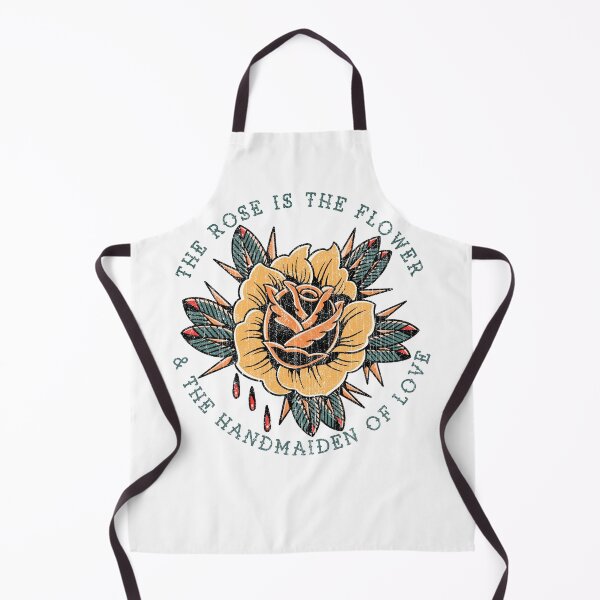 Item preview, The Handmaiden of Love, Yellow Rose, Old School, Neo Traditional Style Tattoo designed and sold by Proverbial Wisdom Design.
