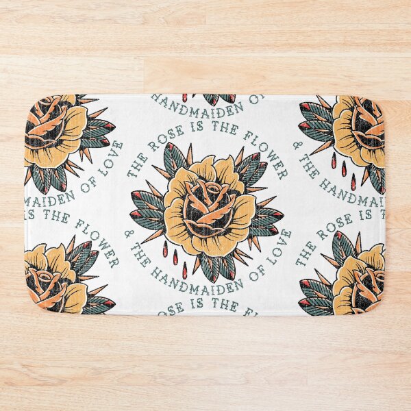 Item preview, The Handmaiden of Love, Yellow Rose, Old School, Neo Traditional Style Tattoo designed and sold by Proverbial Wisdom Design.