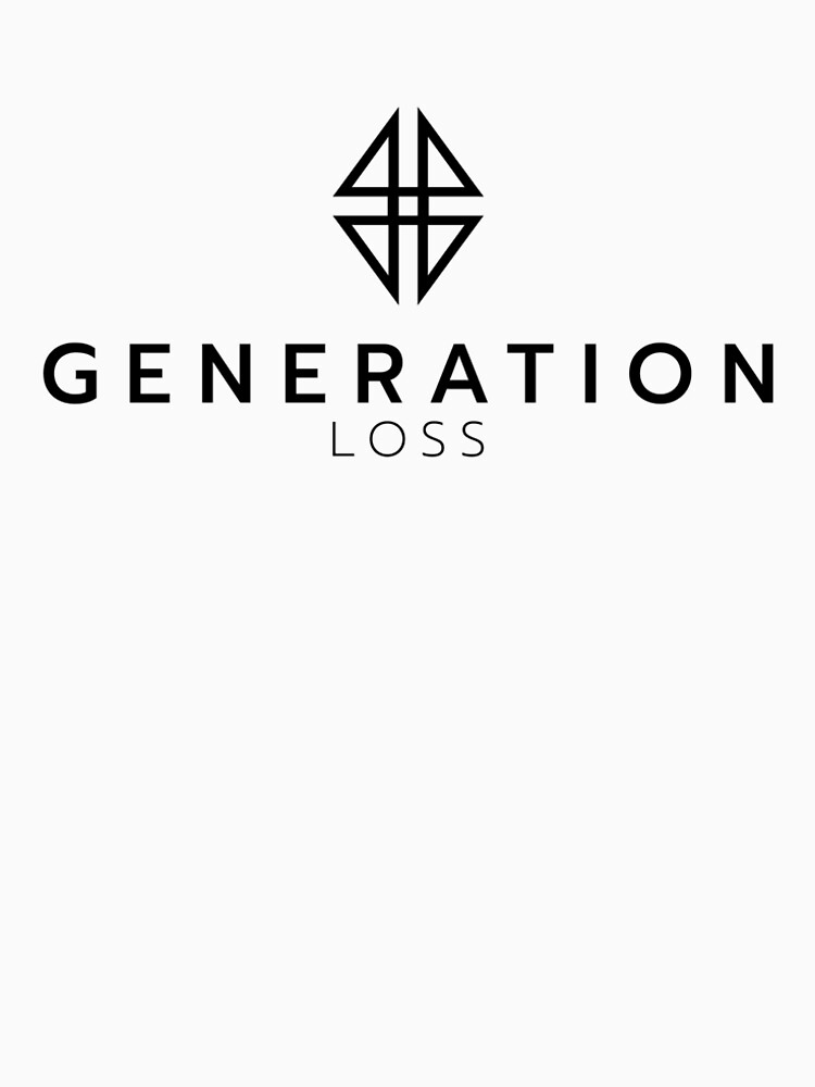  DGSGSWTT Ranboo Generation Loss T-Shirt Short Sleeved