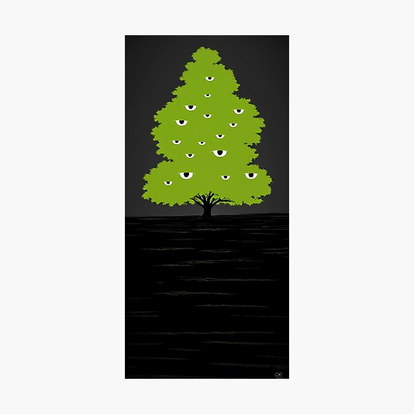 Aperçu de l'œuvre L'arbre solitaire qui regarde créée et vendue par Azonips.
