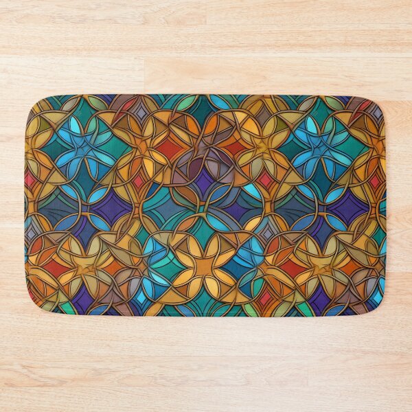 Item preview, Vibrant Stained Glass Pattern Art designed and sold by GiveMeMood.