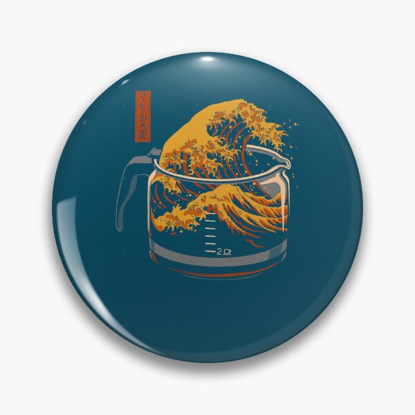 Item preview, The Great Wave of Coffee designed and sold by RowenaGagnonz.