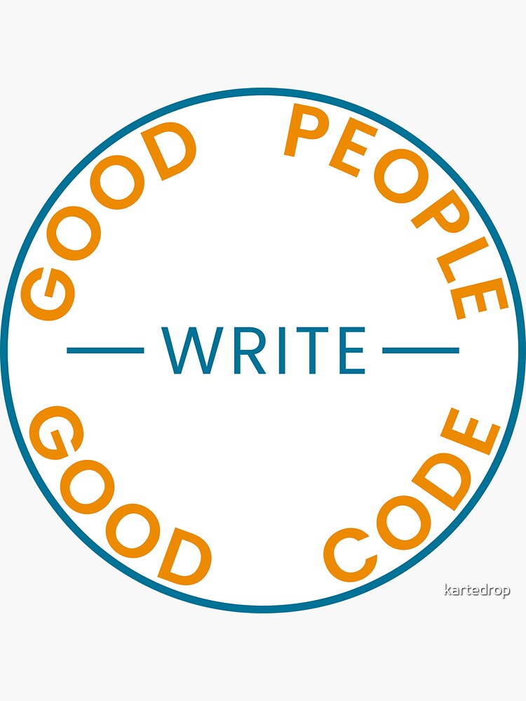 Thumbnail 3 of 3, Sticker, Good People Write Good Code - Java Edition Sticker designed and sold by kartedrop.