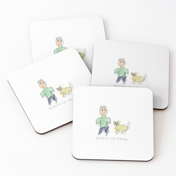 Item preview, Child drawing kid and cat  designed and sold by BeastlyBestie.