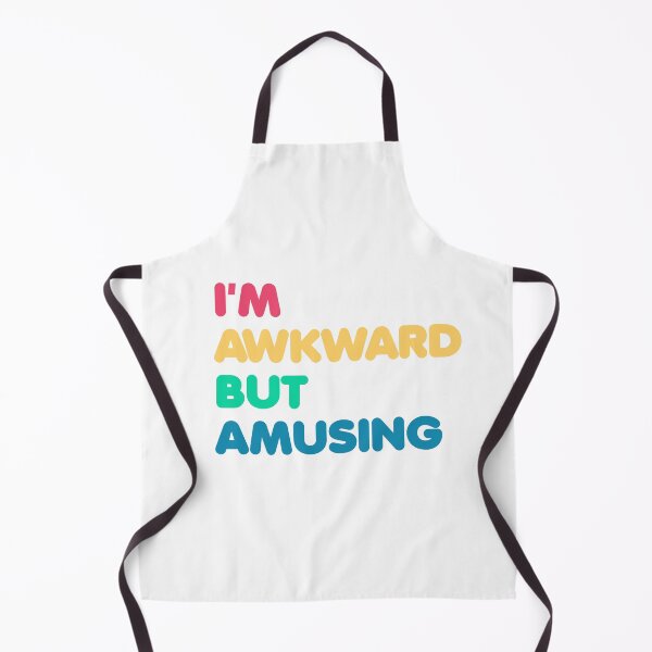 Item preview, I'm Awkward but Amusing Funny Saying Text designed and sold by DetourShirts.