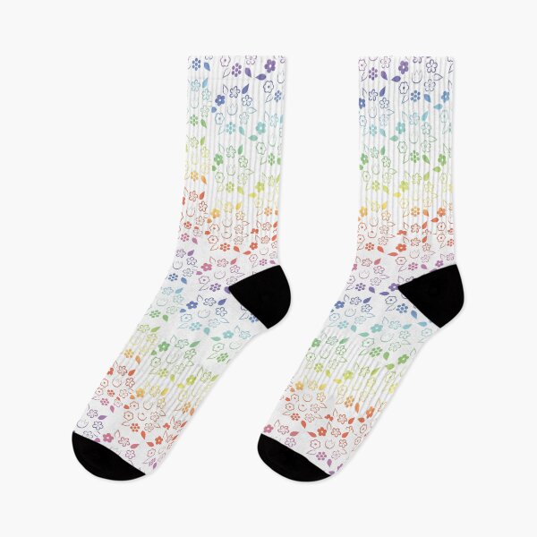 Item preview, Cute Rainbow Spring Flower Lattice Pattern designed and sold by amgraphics.