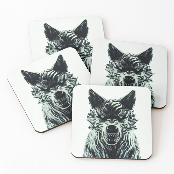 Item preview, Glass wolf digital art designed and sold by MantasDesign17.