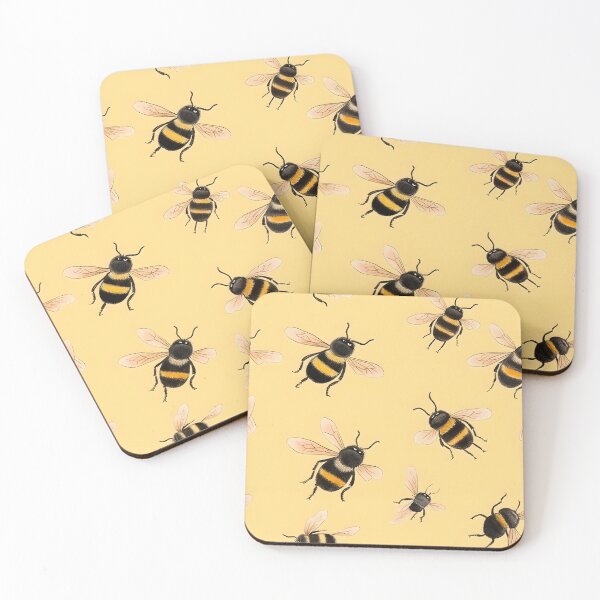 Item preview, Flying Bumble Bees Pattern designed and sold by victorsuarez.