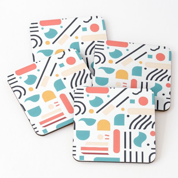 Item preview, Minimalist pattern with simple shapes designed and sold by Flauntra.