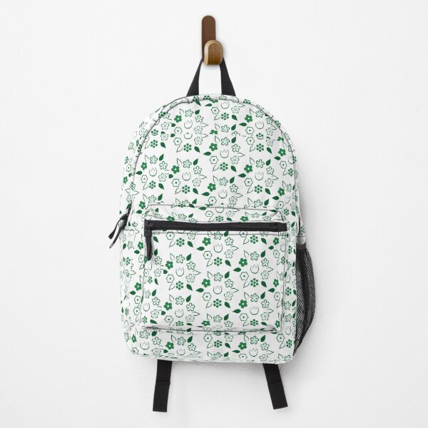 Item preview, Floral Emerald Forest Green Spring Flower Lattice Pattern designed and sold by amgraphics.