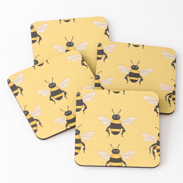 Item preview, Cute Bumble Bees Pattern designed and sold by victorsuarez.