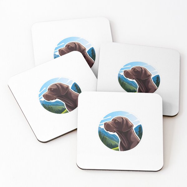 Item preview, Chocolate Lab in the Mountains designed and sold by timgd22.