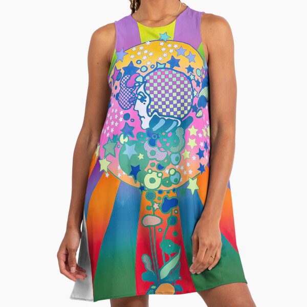 Peter Max mega art and gift for sales" A-Line Dress by EditorArt | Redbubble
